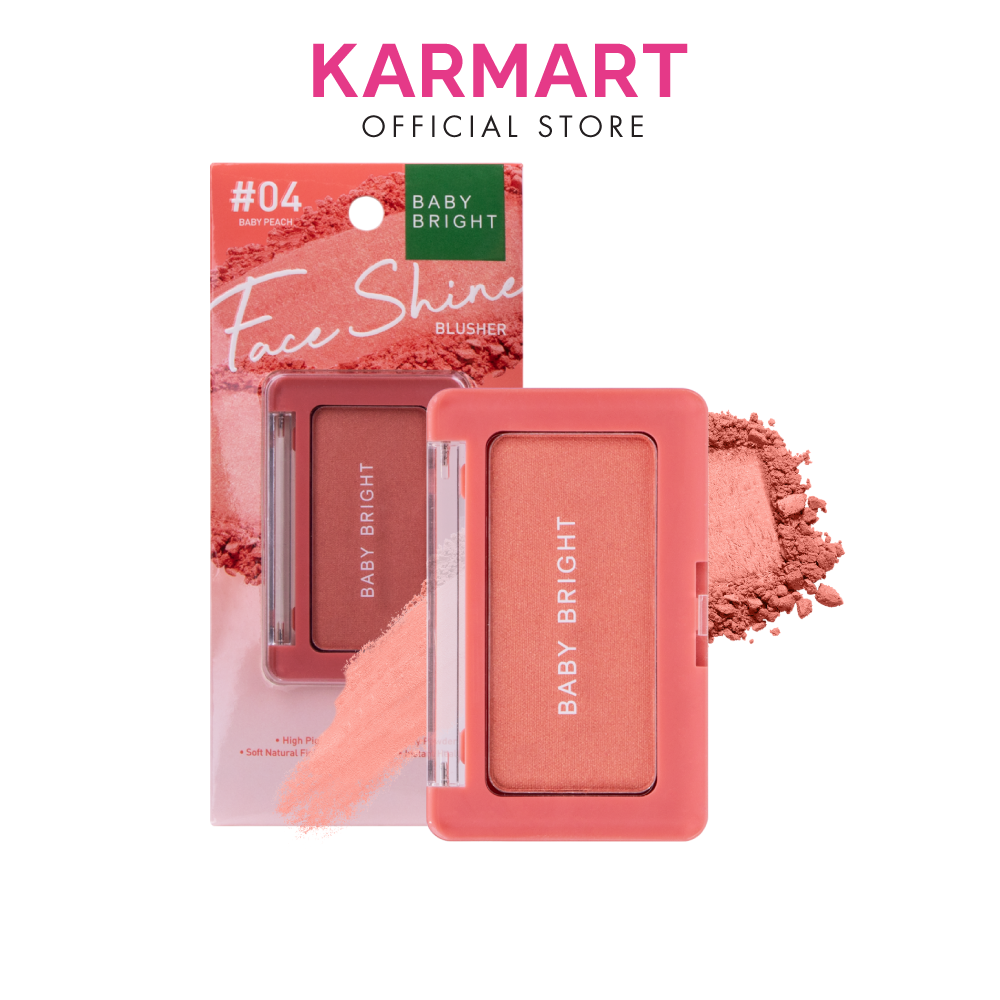 Phấn má hồng Baby Bright Face Shine Blusher 4.5g