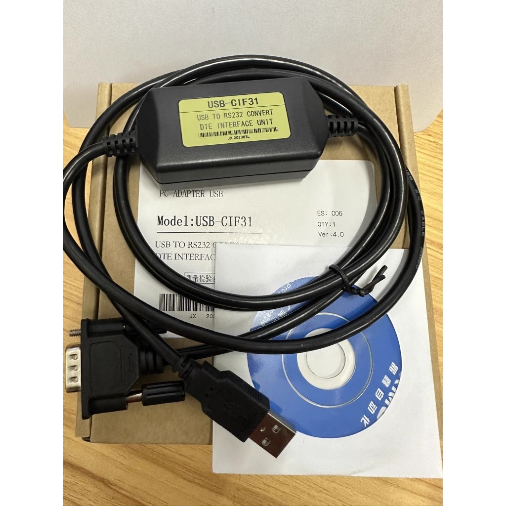 Dây Cáp nạp lập trình Mitsubishi - USB-CIF31 RS232 DB9