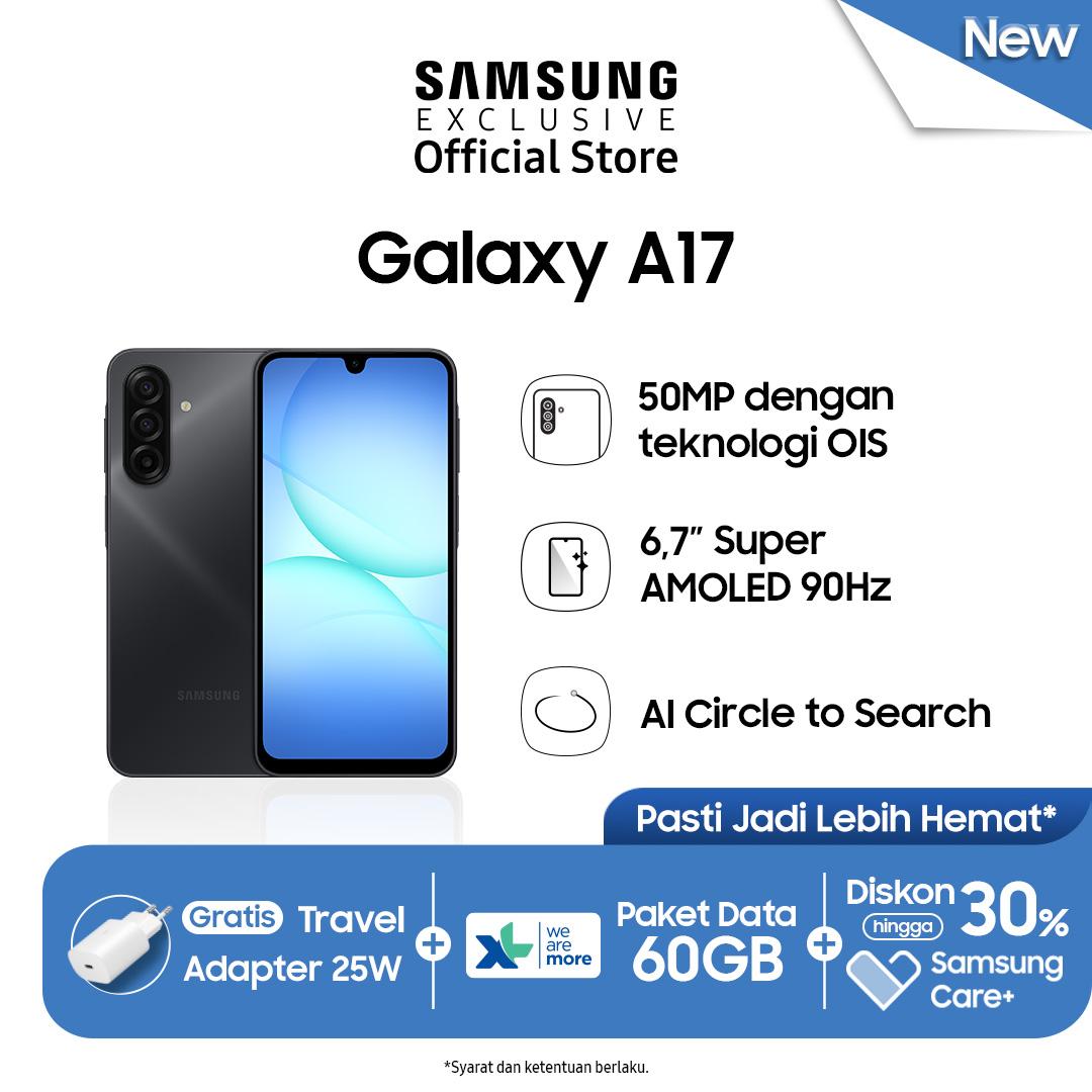 Samsung Galaxy A17 LTE 8/128GB - Black | Smartphone AI | Prosesor Exynos 1330 Giá 2,999,000 Đồng*Miễn phí vận chuyển