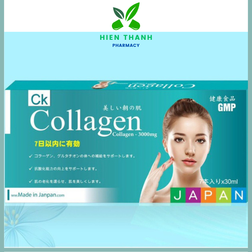 Combo 2 hộp Collagen CK dạng chai nước uống Nhật Bản, collagen Nhật Bản