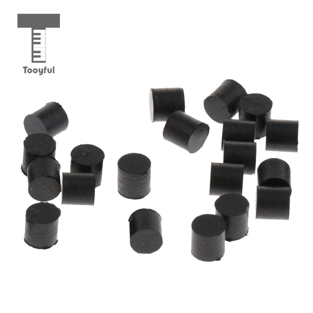 Tooyful Finest 20 Pieces Alto Horn Silicone Pads Cushion Pad Black Brass Instrument Parts for Hornist