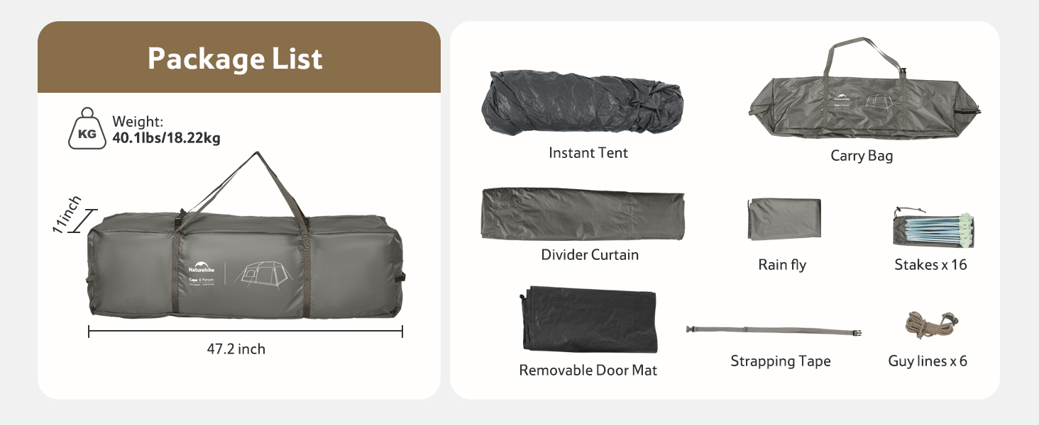 8 person tent