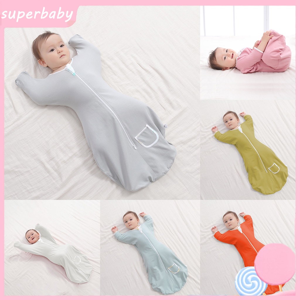Túi ngủ có tay thoáng khí giữ ấm cho bé sơ sinh