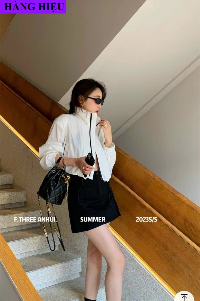 [HOT] Áo Khoác Dù Nữ Phối Kiểu Form Lửng Chất Liệu Vải Mát Dày Dặn Áo Đẹp Có Dây Rút Siêu Tiện Áo Đẹp Hàng Hot Trend HÀNG HIỆU FASHION
