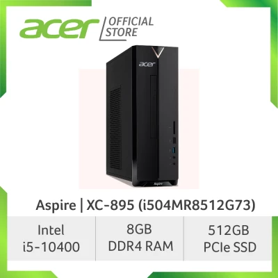 Acer Aspire XC-895 (i504MR8512G73) NEW desktop with 10th Gen Intel Core processor and 8GB RAM
