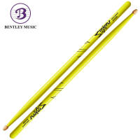 Zildjian Z5AACDGY Hickory Series 5A Acorn Drumsticks Neon Yellow