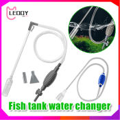 Aquarium Vacuum Pump Siphon Hose Gravel And Dirt Cleaner Fish Tank Water Filter Tool