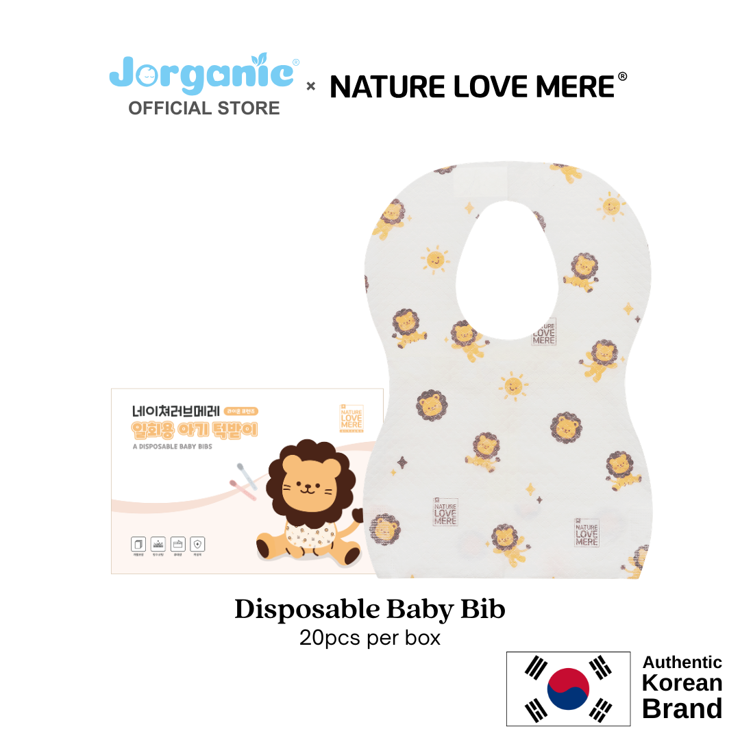 NATURE LOVE MERE DISPOSABLE BABY BIB 20PCS