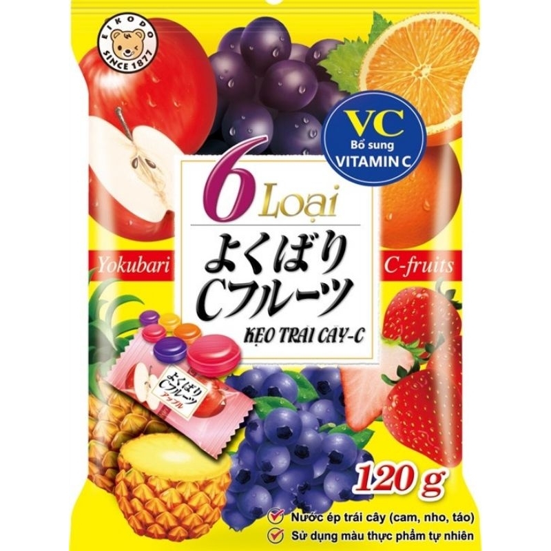 Kẹo trái cây -c 6 loại