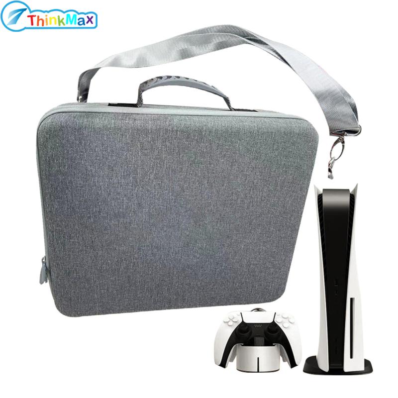 2023!!Carrying Bag Storage Case Portable Dustproof Travel Case With Shoulder Strap Compatible For PS5 Slim Game Machine