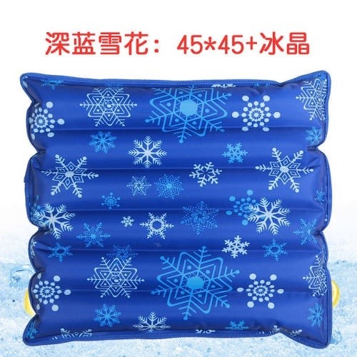 【SG STOCK】Ice Cooling Pads Water-Filled Ice Chair Cushion Pad with Free Ice Crystal Cooling Cushion Ice Water Pillows