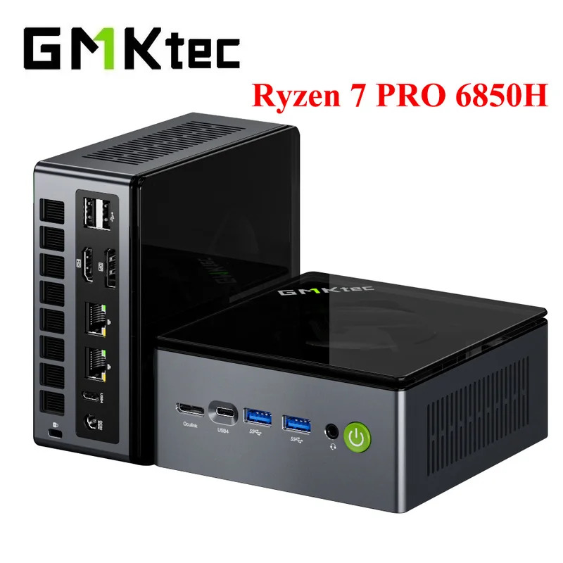 Gmktec K8 Plus Mini Pc Ryzen 7 8845Hs Ddr5 5600Mhz Pcie4 Nvme Ssd