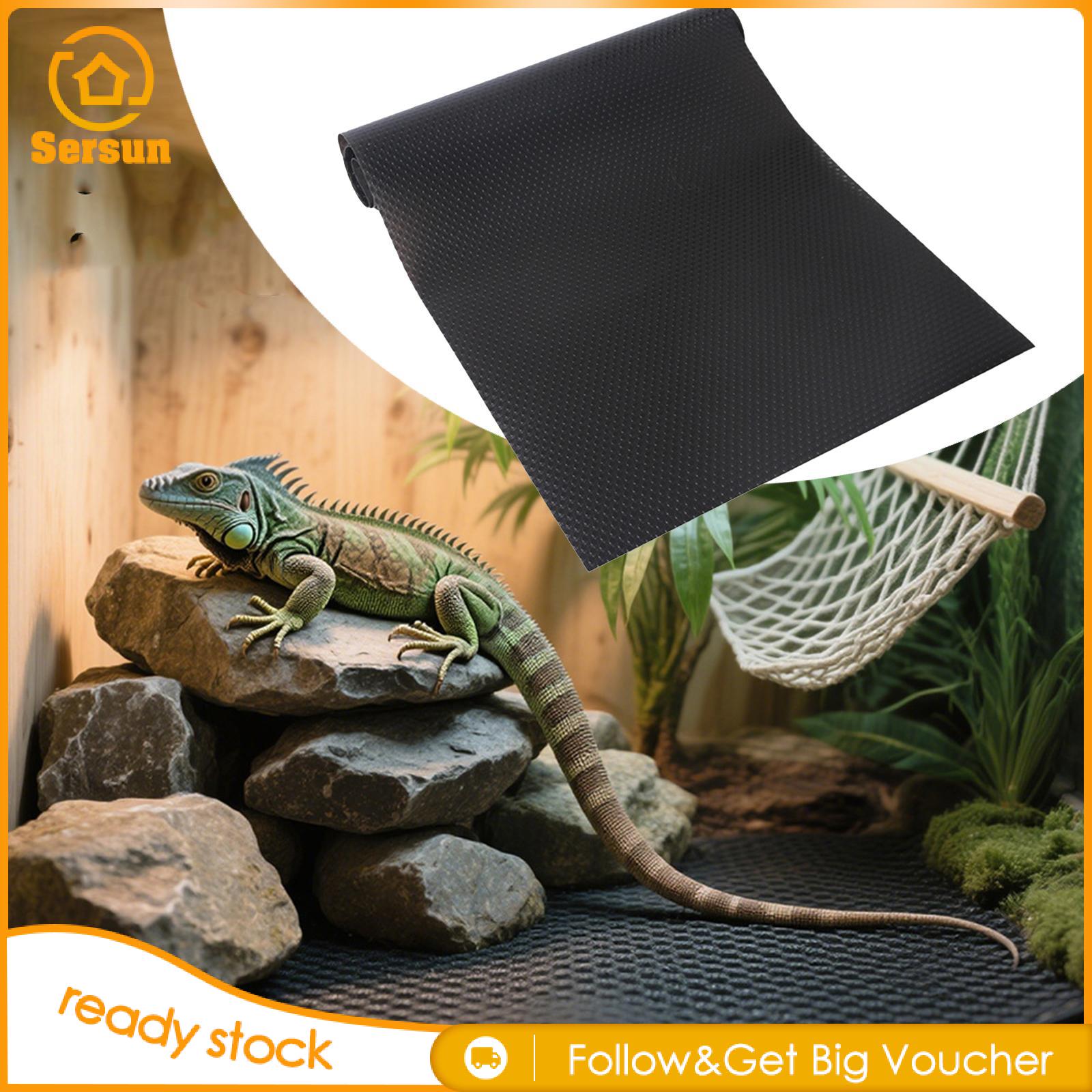 Sersun Reptile Carpet Anti Slip for Tortoise Bearded Dragon Tank