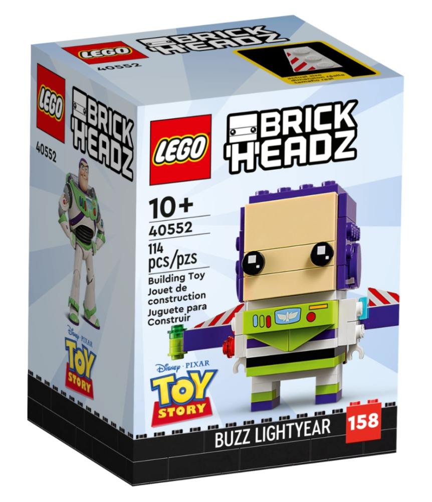LEGO 40552 Buzz Lightyear Brickheadz 114pcs 10+ Đồ Chơi Lắp Ráp lego Hoàn toàn mới và chính hãng