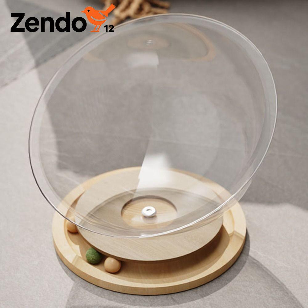 ZENDO12 Tròn Giường cho mèo không gian Acrylic Trong suốt Ổ ngủ cho mèo Sản phẩm cho thú cưng Phổ thông Đồ chơi cho mèo Tất cả các mùa