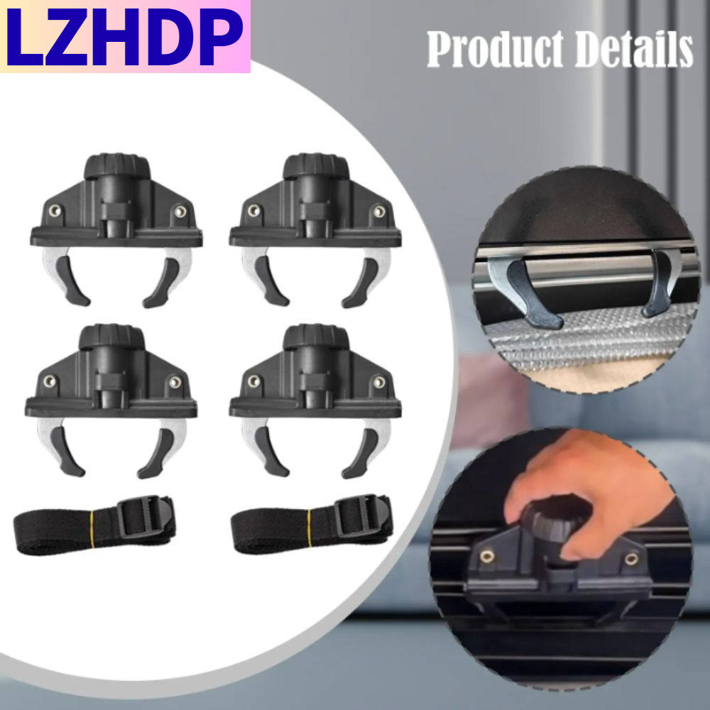 LZHDP Độ bền cao Kẹp cố định hộp trên nóc xe Có thể điều chỉnh Lắp đặt nhanh chóng Khóa gắn Clip cố định Những Clip Tuyệt Vời Kẹp giá đỡ trên nóc xe Hộp đựng đồ trên nóc xe Giá 678,312 Đồng*Miễn phí vận chuyển