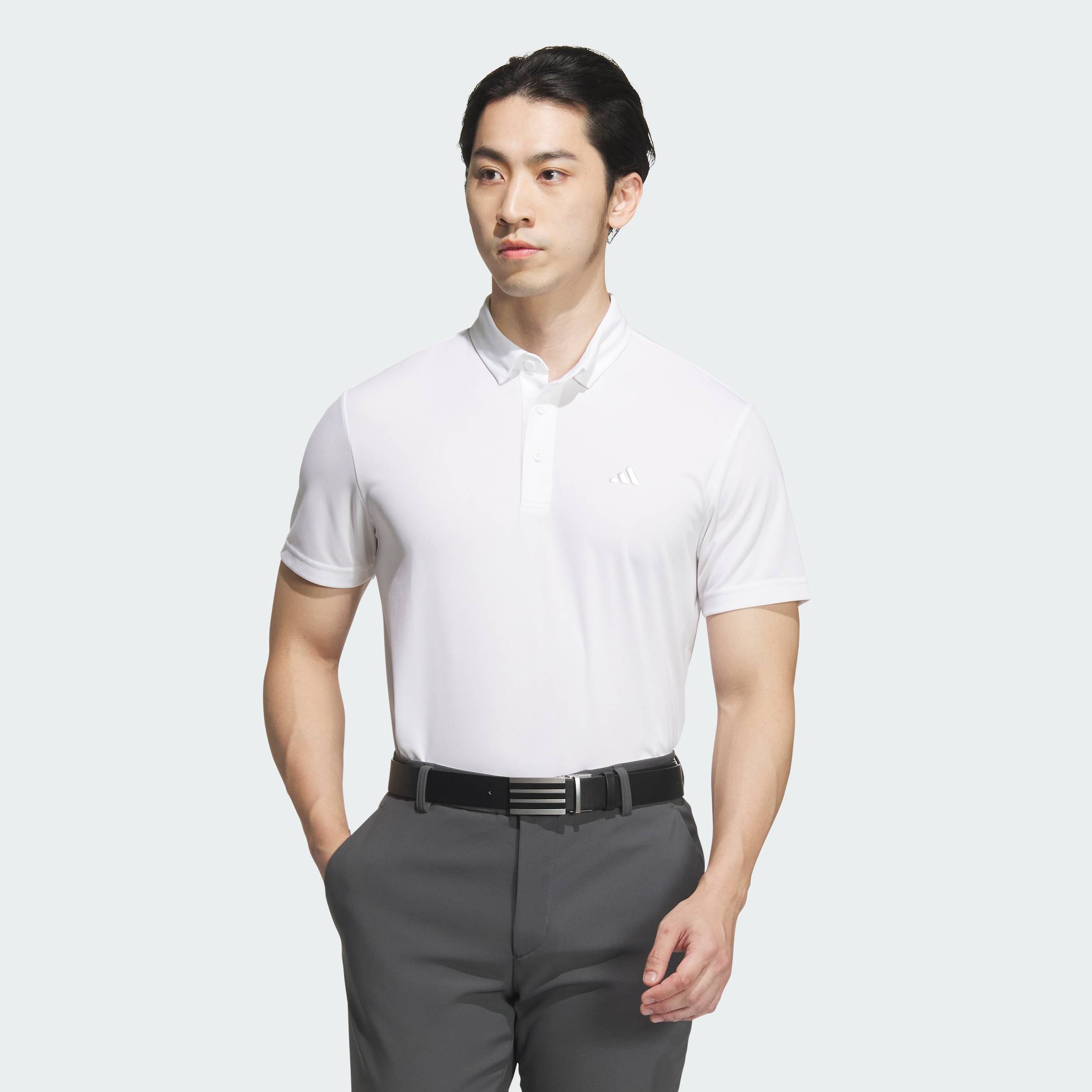 [24.4-MUA 3 GIẢM 30%+VOUCHER 10%] adidas Đánh gôn Áo Polo Ngắn Tay AEROREADY Nam trắng JE8291