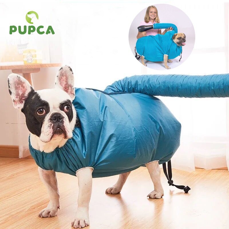 Folding Dogs Hair Dryer Blow Bag Pet Fast Drying Bags Grooming Bag