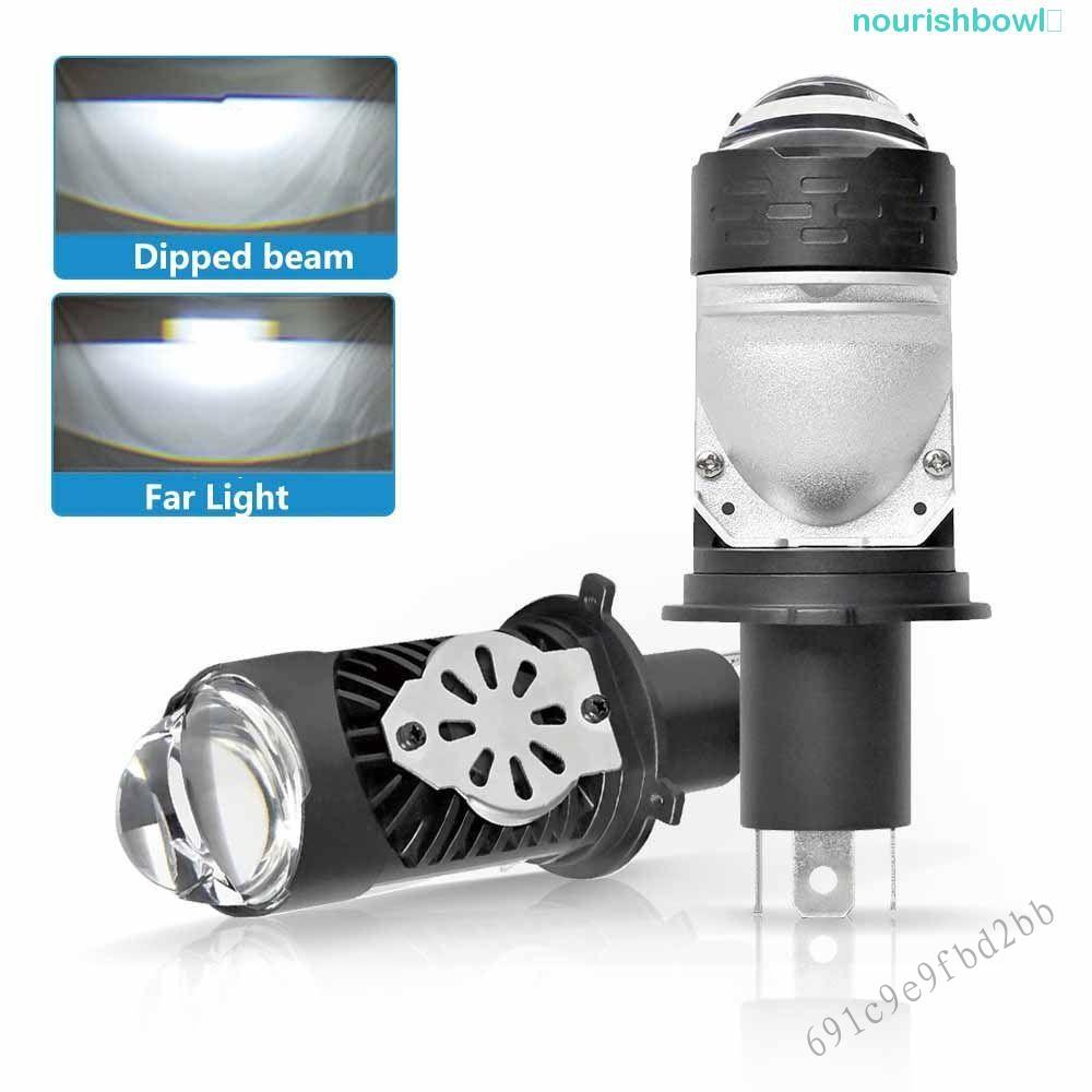 Bóng đèn pha LED H4 siêu sáng cao thấp chống nước cho ô tô xe máy