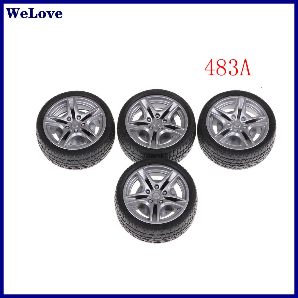 We[love] 4 chiếc bánh xe lốp cao su mô hình RC phụ kiện xe hơi dia16mm 22mm 26mm 38mm 48mm - 6