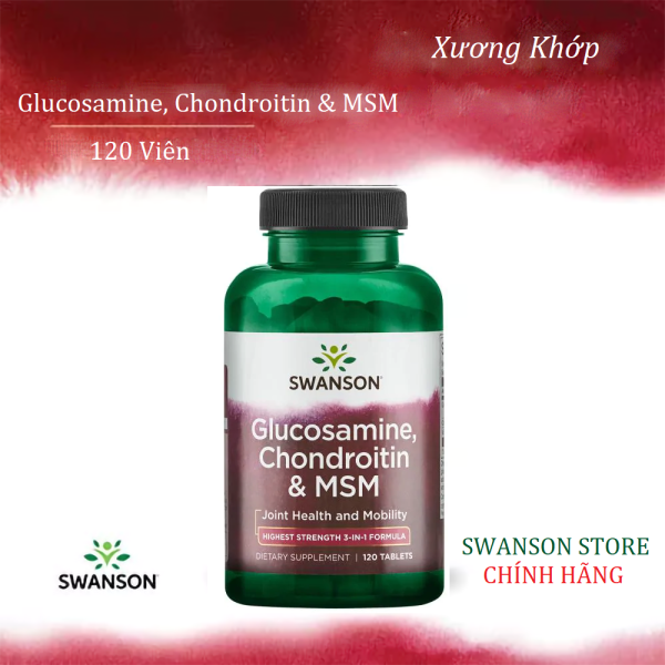 Glucosamine Chondroitin & MSN giúp xương khớp dế dàng vận động