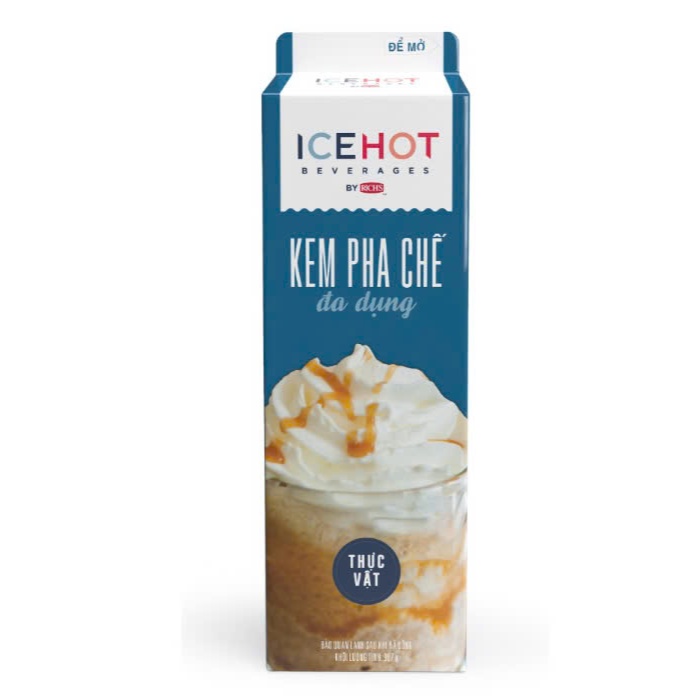 [KEM BASE] Kem pha chế ĐA DỤNG ICEHOT (Rich cao) Hộp 907g