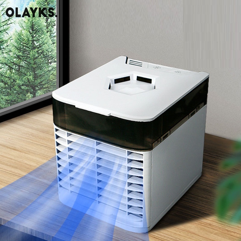 OLAYKS Quạt Điện Phun Sương Làm Mát Để Bàn mini Tiếng Ồn Thấp Đa Năng