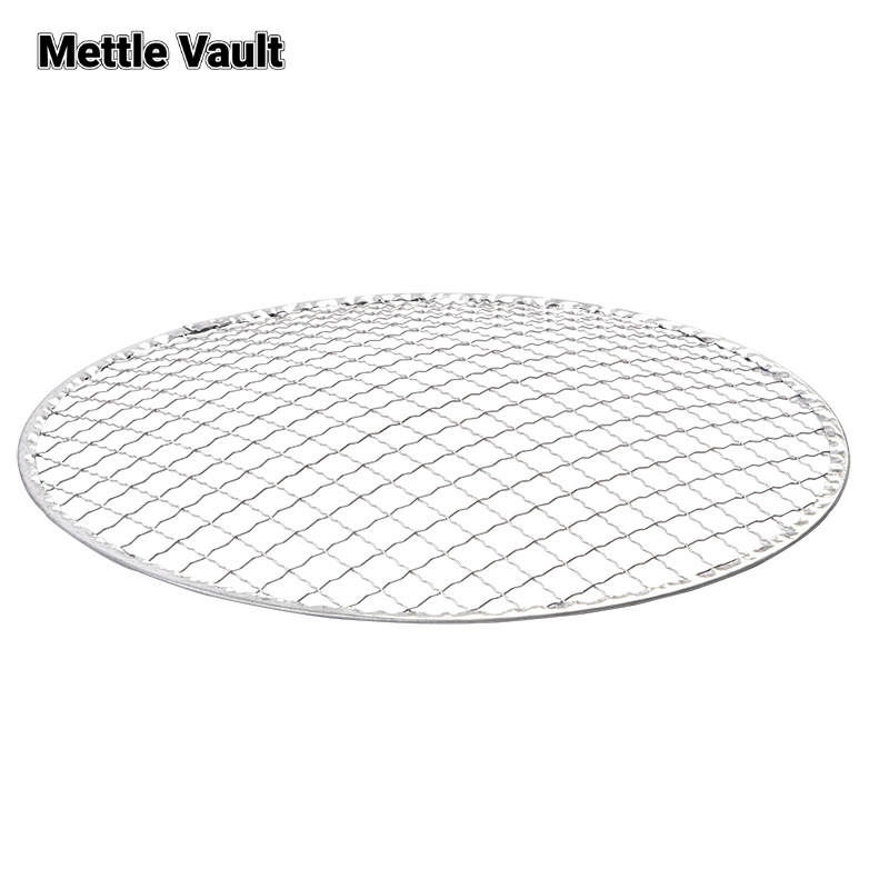 Mettle Vault Outdoor BBQ Grill Mesh Net for Camping, Durable & Easy Clean Round Design ราคา 17 บาท*ส่งฟรี