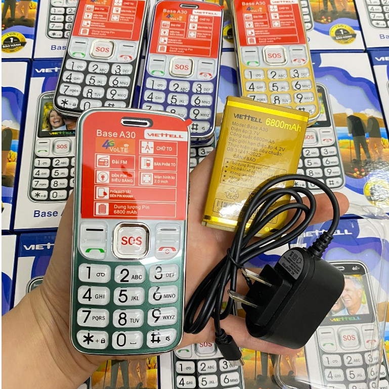 Điện thoại S725 dành cho người già, cao tuổi. sóng chuẩn 4G 2 sim, Pin 5800mah. điện thoại bàn phím chữ to - 2