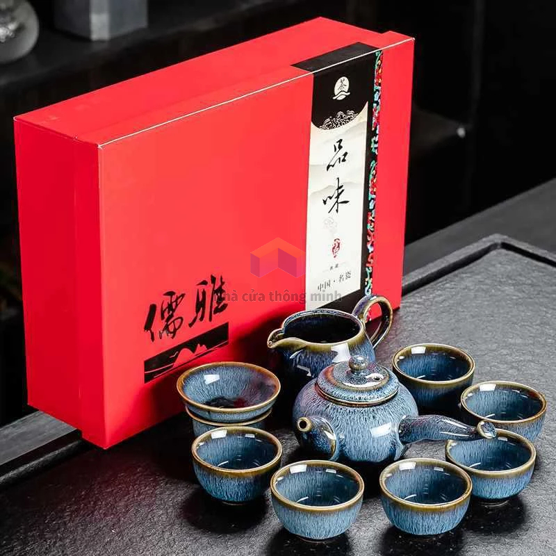 Bộ ấm chén pha trà phong cách trung hoa cao cấp