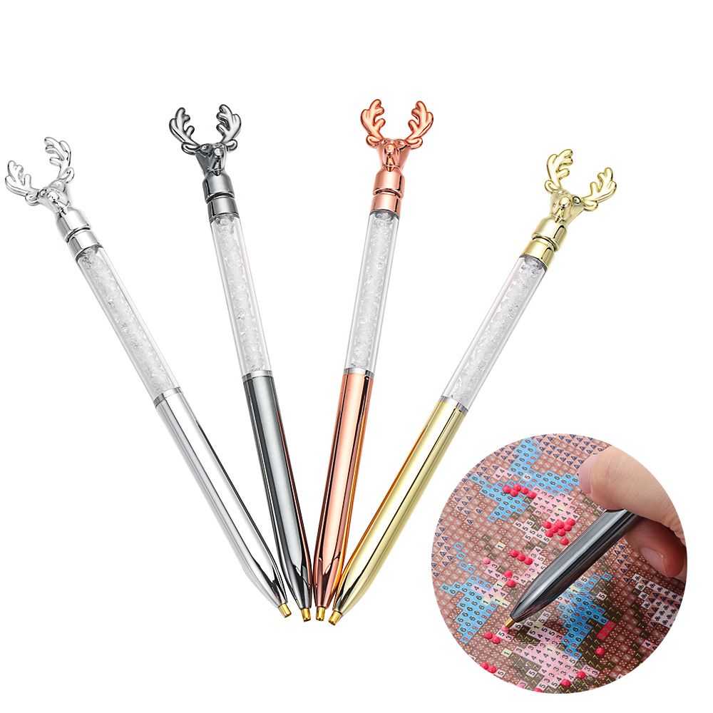 Cát attend63sa3 hàng thủ công tinh thể Phụ kiện May Cross Stitch 5D bức tranh Kim Cương bức tranh Kim Cương bút vẽ Hươu bút khoan mũi bút