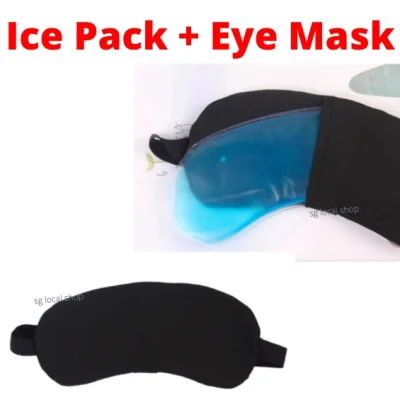 [SG In-Stock] Ice Pack + Eye Mask - Ice Gel Cold Cooling Pad / Warm Heat Hot Pack Eyemask