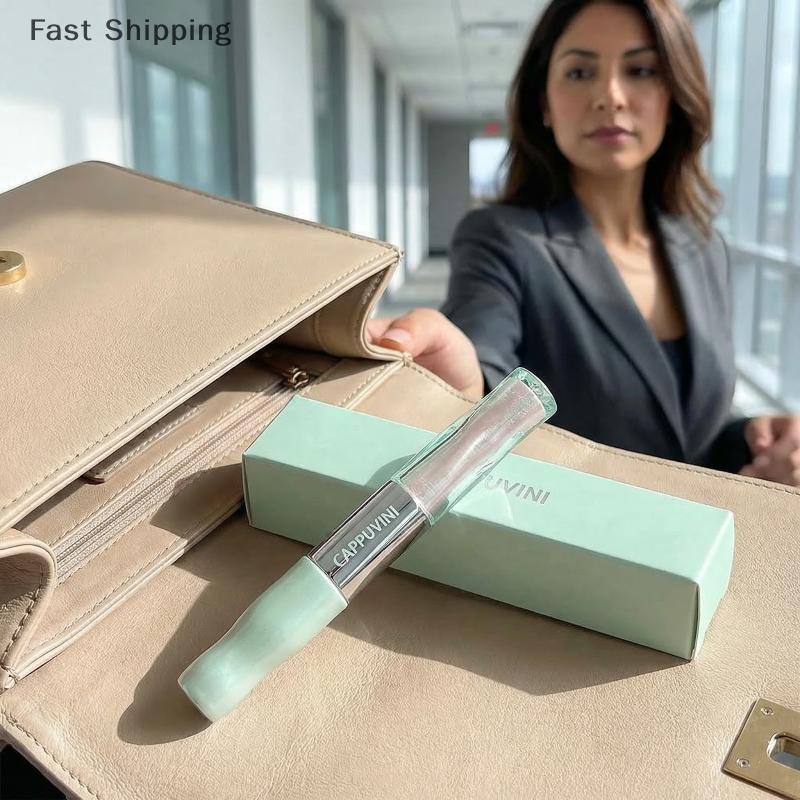 🔥🔥🔥sjqgqx Kết thúc kép son bóng và Highlighter cho phụ nữ giữ ẩm không dính cup tất cả các ngày mặc trang điểm yếu tố cần thiết