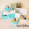 VG**0D // Juice Brown/White Clamshell With Ribbon Cardboard Pastry Gift Packaging //*30ML 25MG