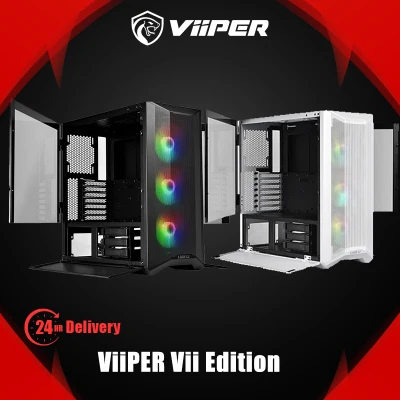 [Viiper PC][24HR Delivery][FREE PSU Extension Cables]-Viiper Gaming Desktop With(Ryzen 7 5800X)(Intel i7-11700K)16GB RTX 3080Ti WIFI/BT Gaming PC