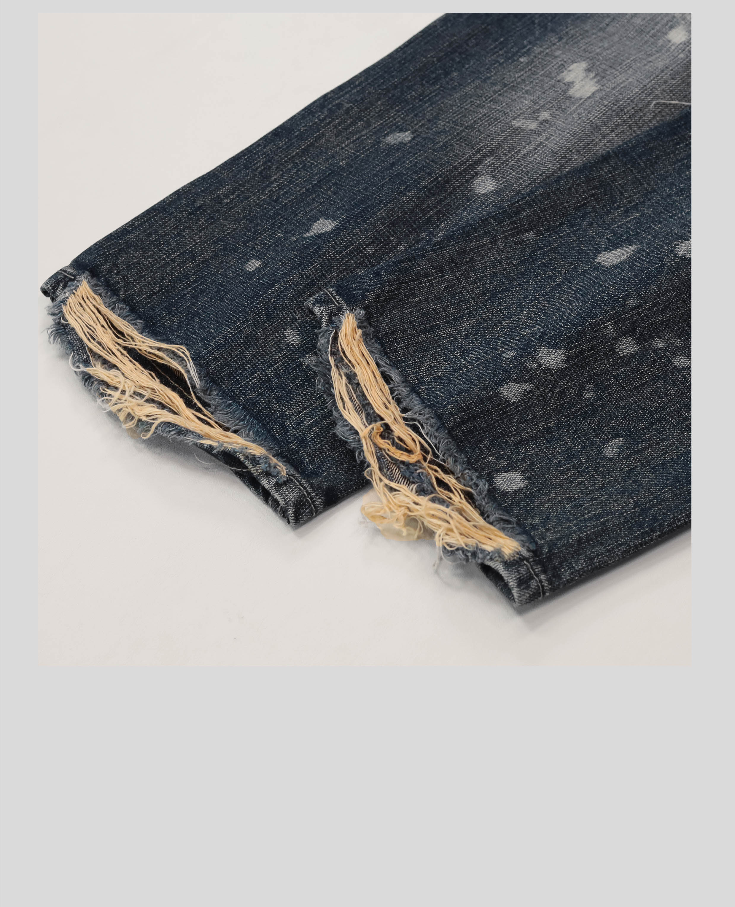 2024 Rechte herenjeans met geborduurde appliqué, Japanse modetrend, persoonlijkheid, vrijetijdsbroek