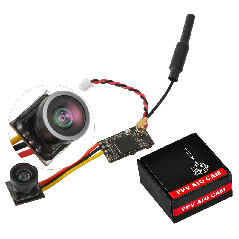 LST-S4 5.8G 25mw 40ch 800TVL FPV AIO máy ảnh/máy phát với OSD NTSC/PAL FPV máy ảnh cho RC đua bay kh