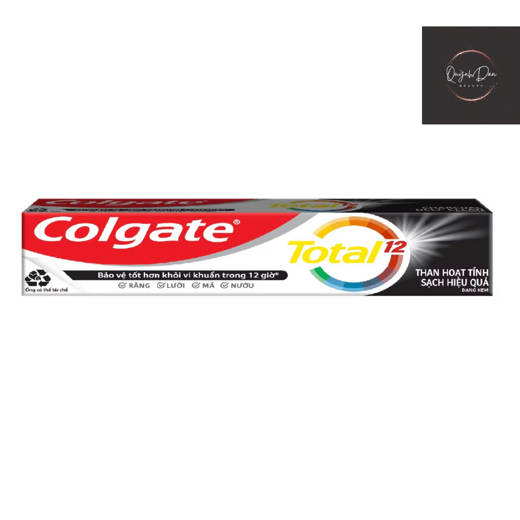 KEM ĐÁNH RĂNG COLGATE TOTAL THAN HOẠT TÍNH 170g