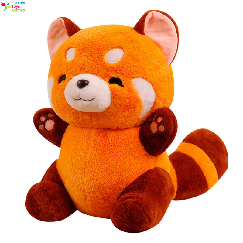 Lacchia Toys Games Fast Delivery Cute Red Panda Plush Doll Soft Stuffed