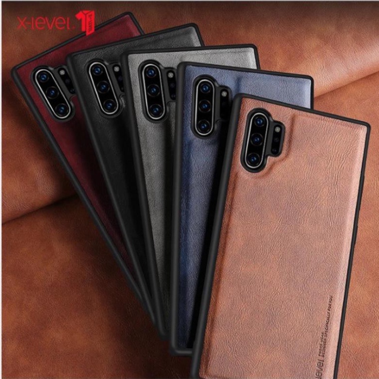 Ốp lưng da cao cấp x-level sam sung galaxy note 10