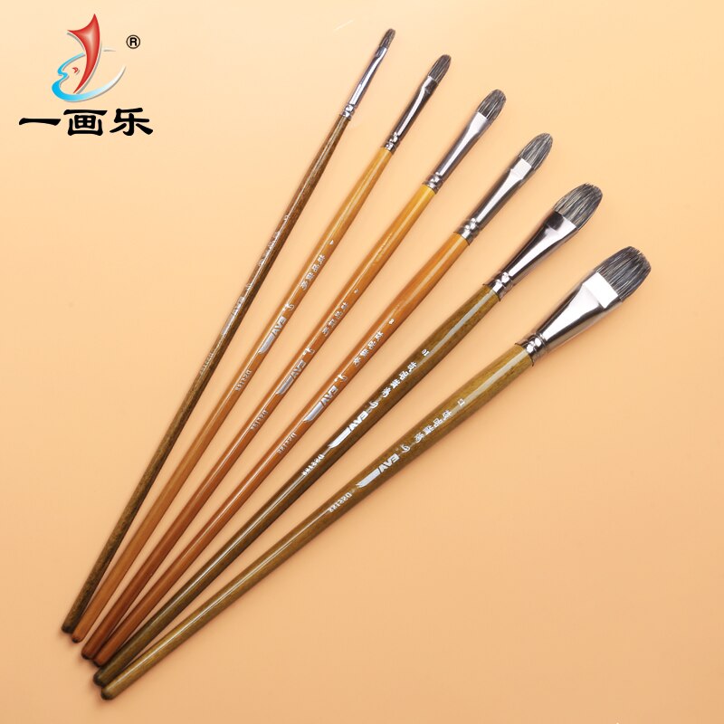 Eval cao cấp ferret lông lửng Acrylic chuyên nghiệp Cọ vẽ họa sĩ bộ cọ vẽ dầu cho Nguồn cung cấp Tranh Trung Quốc nghệ thuật