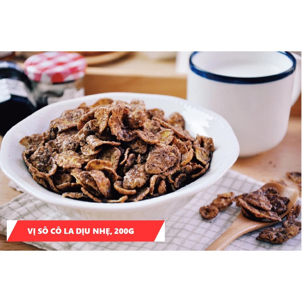 [HCM] NGŨ CỐC CHO BÉ NISSIN CISCO VỊ SÔ CÔ LA ( TÚI 200GR) - HÀNG NHẬT NỘI ĐỊA
