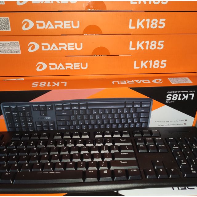Bàn phím Dareu LK185 full size USB black  Bảo hành chính hãng 12 tháng