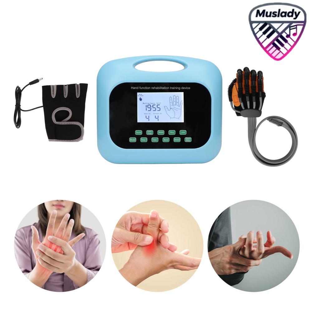 MUSLADY หุ่นยนต์ฟื้นฟูสมรรถภาพมือนิ้วมือจับปรับปรุงความยืดหยุ่น ถุงมือหุ่นยนต์ฟื้นฟูสมรรถภาพนิ้วมือยืดสำหรับมือขวาสำหรับเด็ก ราคา 11,459 บาท*ส่งฟรี