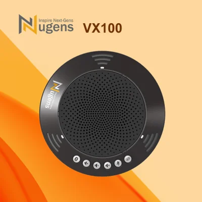 Wireless Speakerphone Nugens Conference Bluetooth/USB Dual-Mode Speakerphone for Business, Enterprise and Conference Meeting