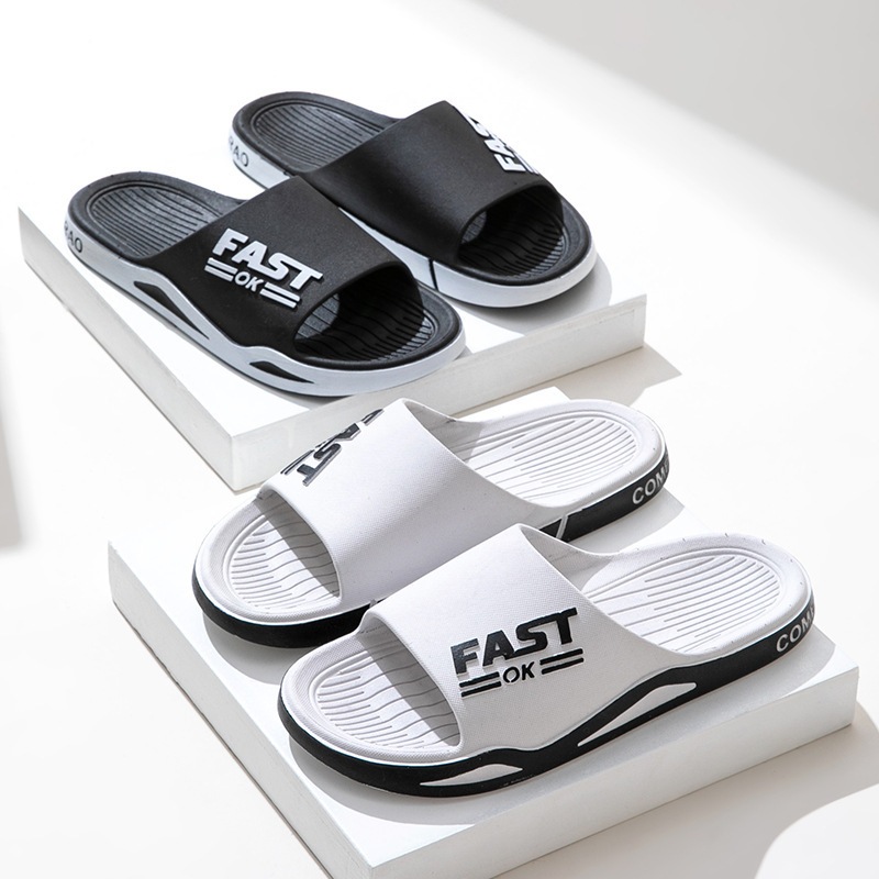 Dép nam, dép tông, đế dày, chống trượt và chống thấm nước, dép đi trong nhà và đi biển thời trang