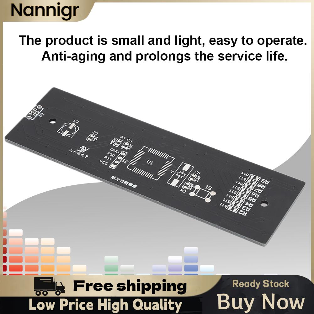 Nannigr Bộ hiển thị quang phổ âm nhạc điện tử với Chipset chuyên nghiệp Máy phân tích quang phổ âm nhạc LED bền bỉ Máy phân tích 5V cho phụ kiện nghệ thuật Trang trí máy tính để bàn Bộ điều hợp bo mạch chủ]