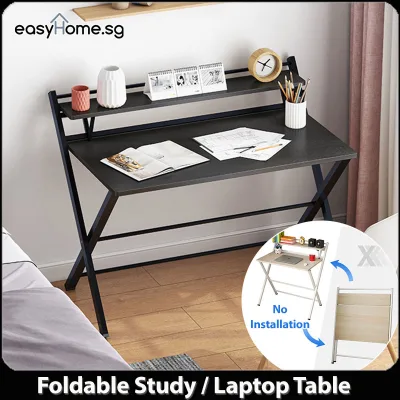 A53 A106 Foldable Table / Study Computer Laptop Desk / Portable Folding Compact