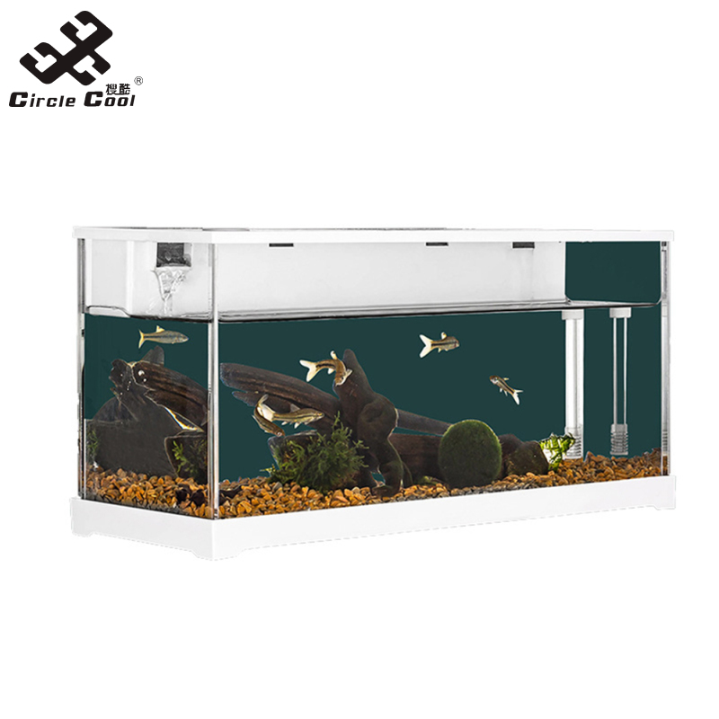 Aquarium Fish Tank Acrylic Small Desktop Fish Tank Ultra Clear Filter Mute Aquarium Fish Tank For Betta Fish Shrimp - ยี่ห้อ Circle Cool ราคา 766 บาท*ส่งฟรี