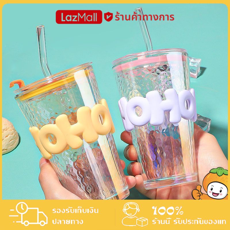 【จัดส่งในกรุงเทพฯ】แก้วน้ำมีฝาปิด 450 มล.ins Creative Net Red Cup หัวใจสาวหลอดดื่มแก้วพร้อมฝา ราคา 20 บาท*ส่งฟรี